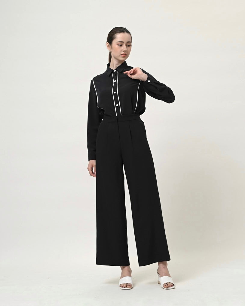 Ruby Culotte Trouser Black