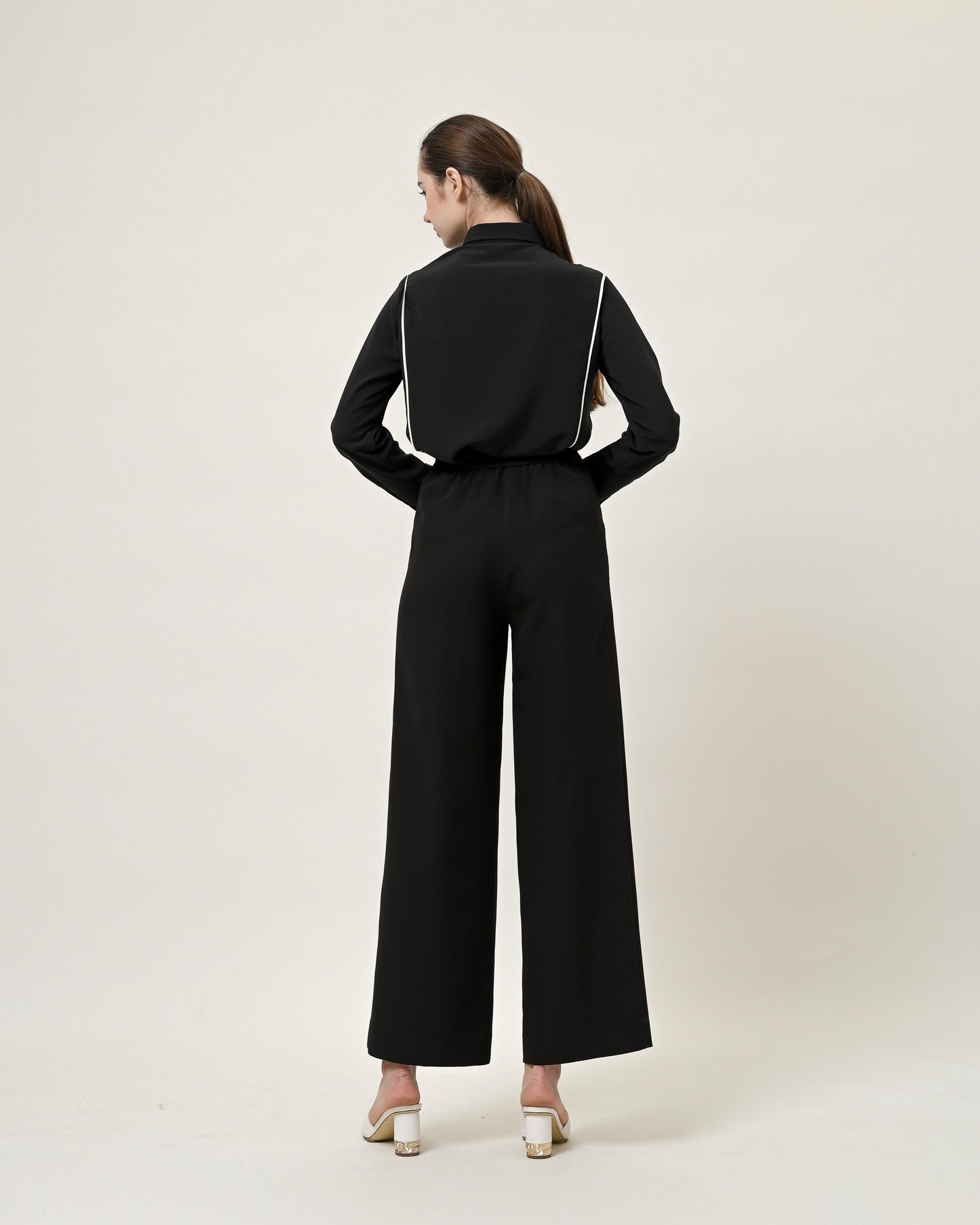 Ruby Culotte Trouser Black