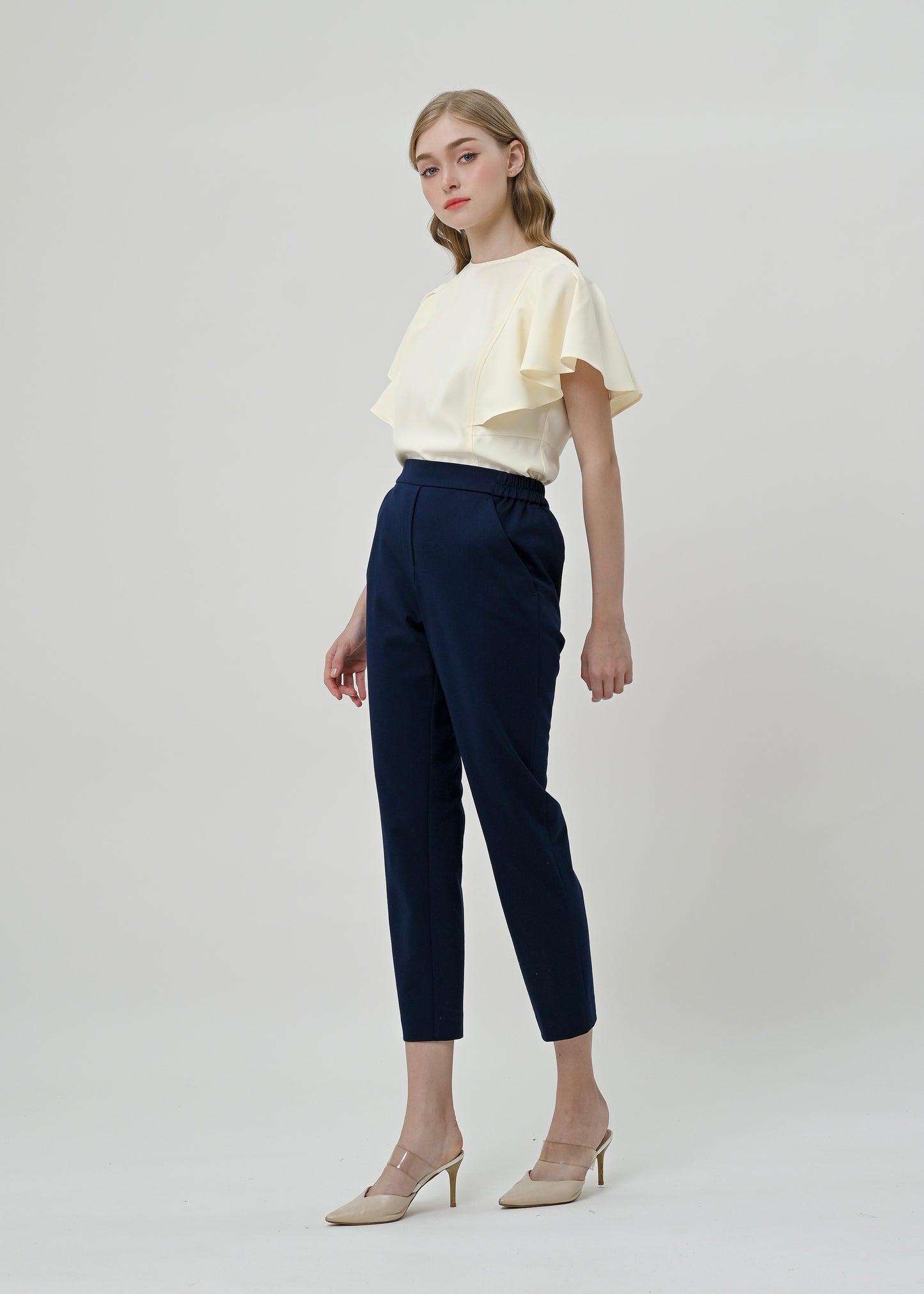 Paloma Comfort Trouser Navy