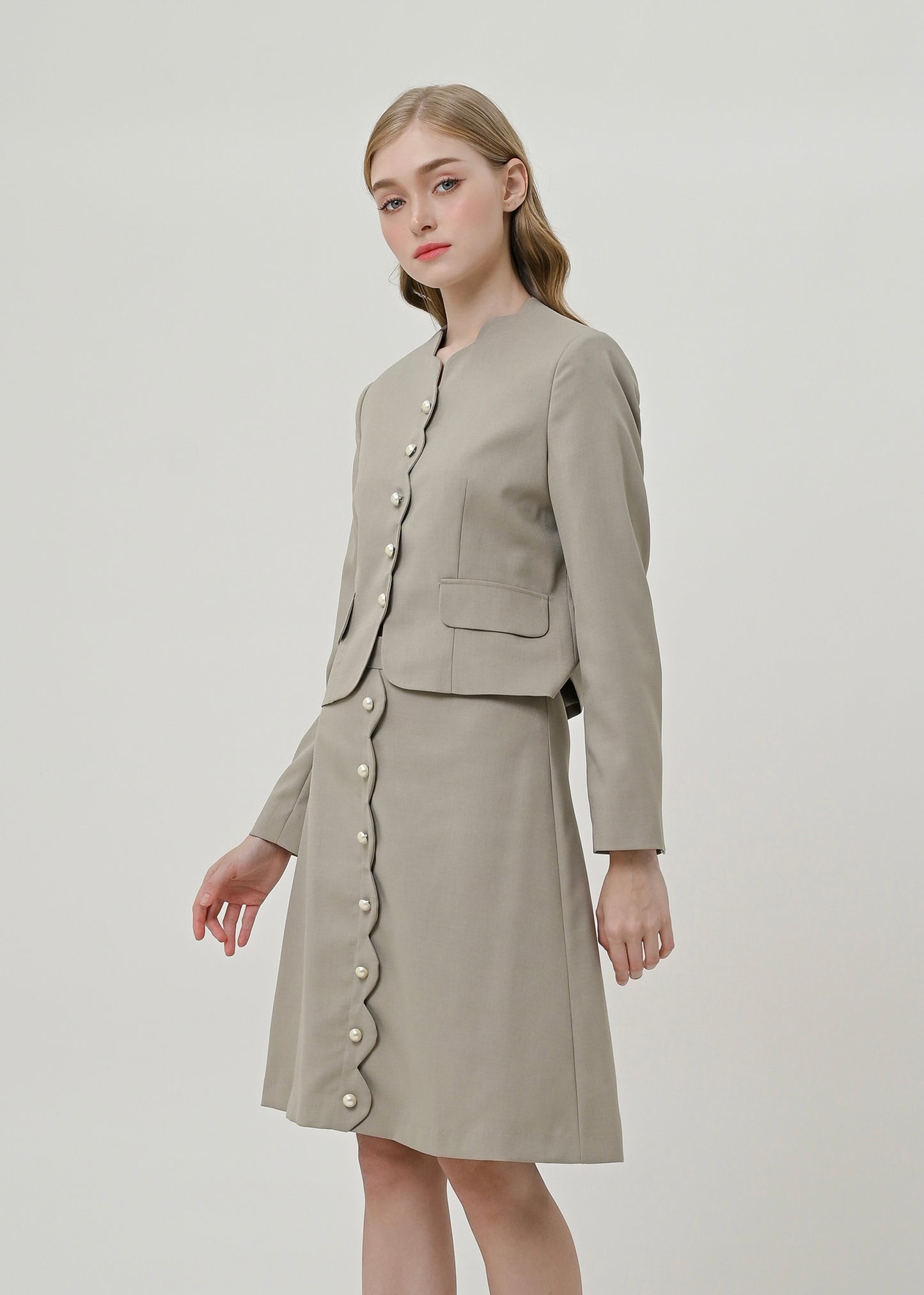 Princie Scalloped Blazer