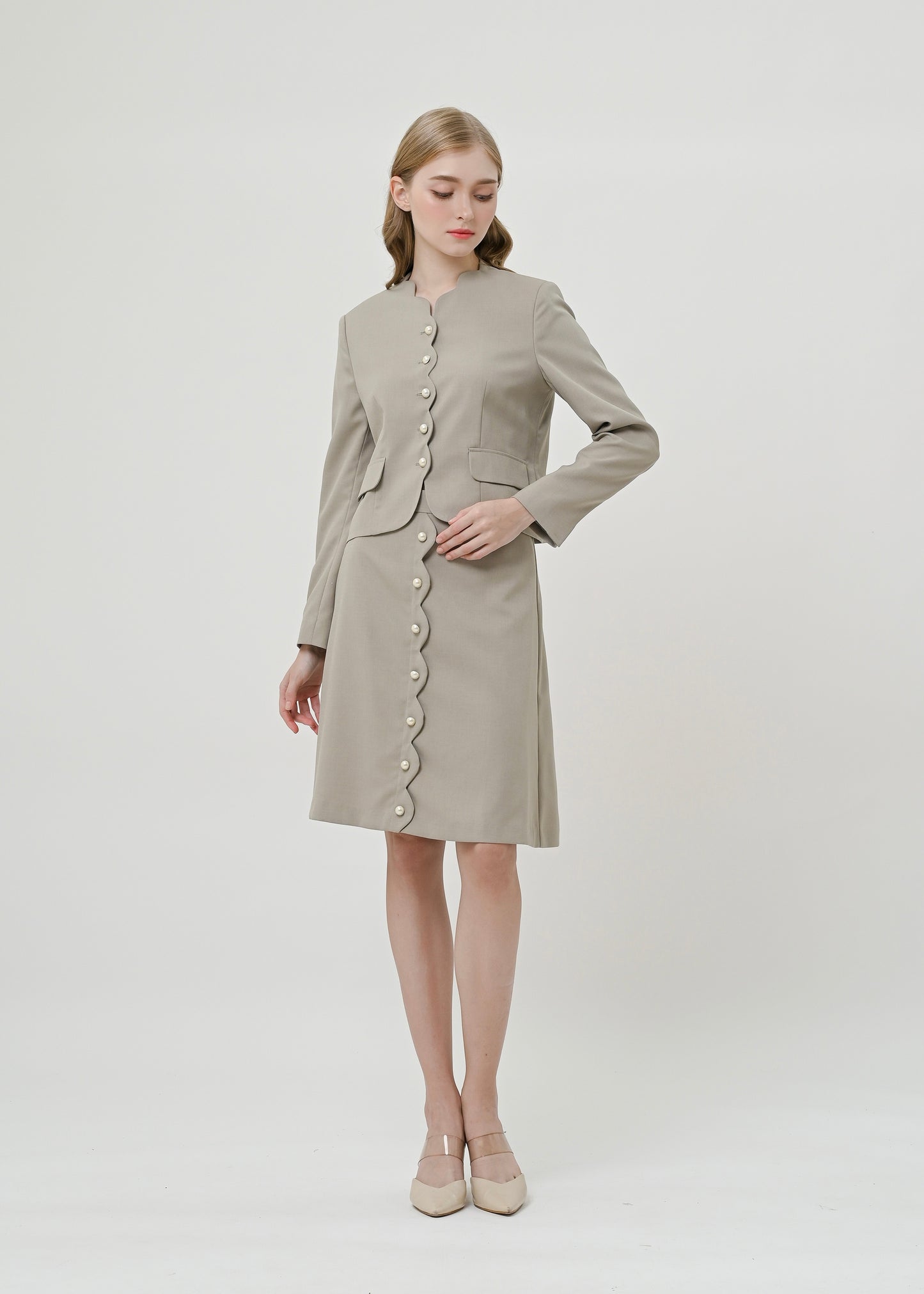 Princie Scalloped Blazer