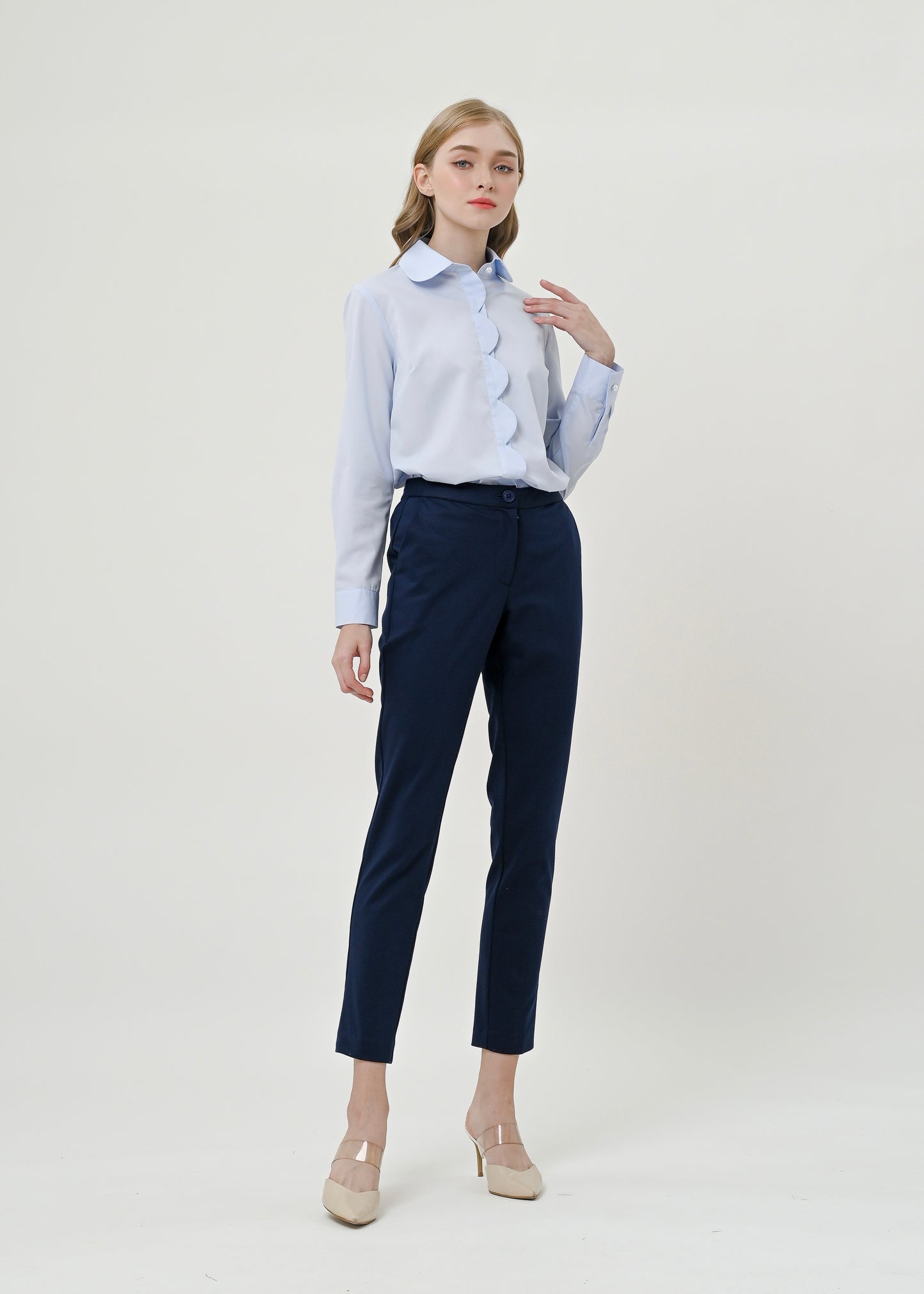 Aurora Comfort-Fit Trouser Navy