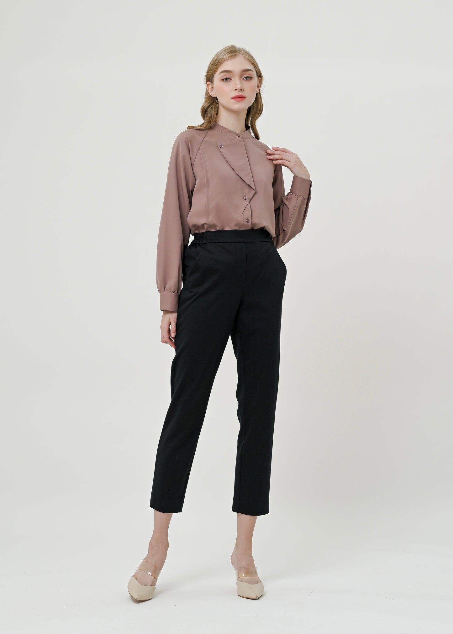 Paloma Comfort Trouser Black