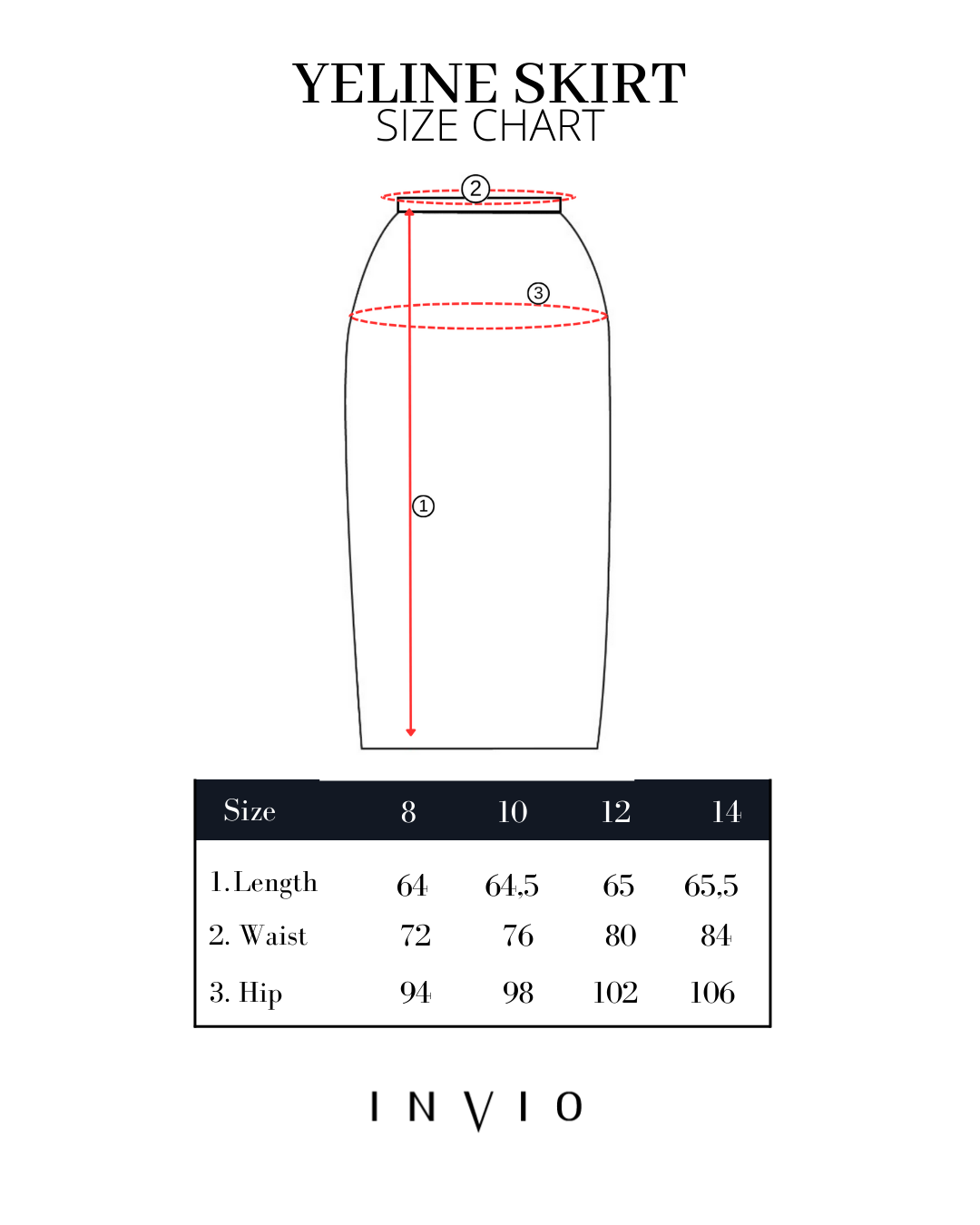 Yeline Pencil Skirt