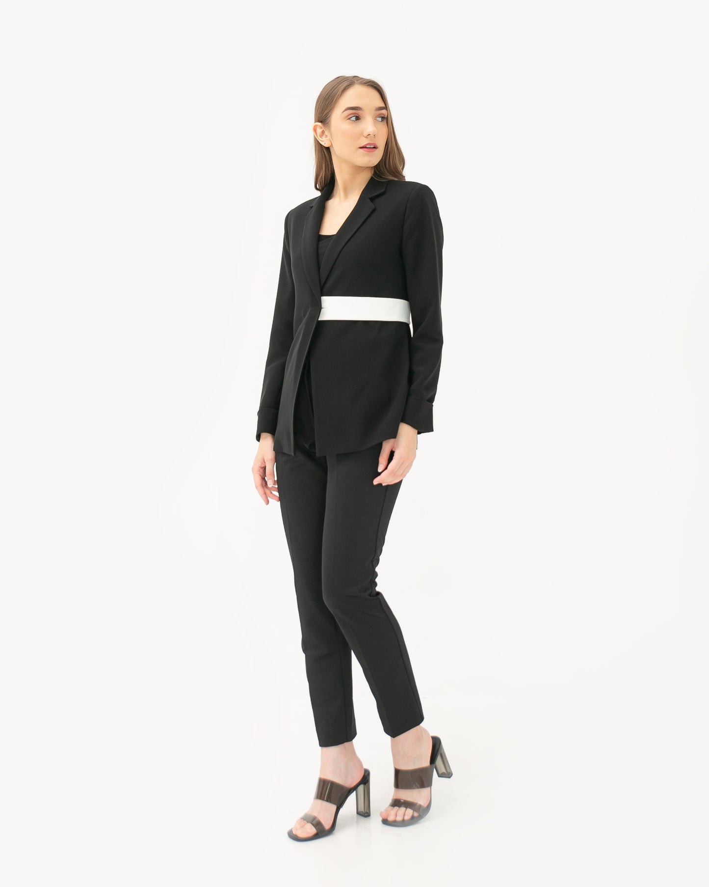 Agatha Belted Wrap Blazer