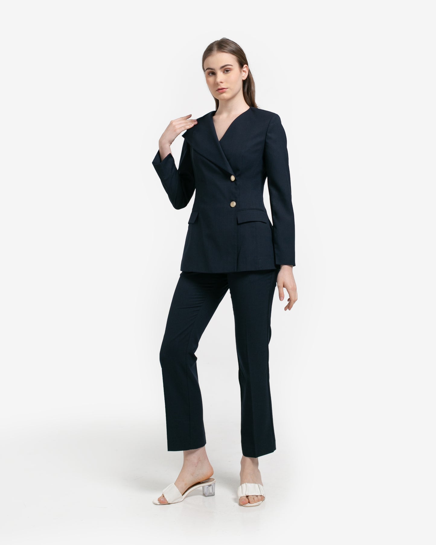 Raven Oversized Collar Blazer