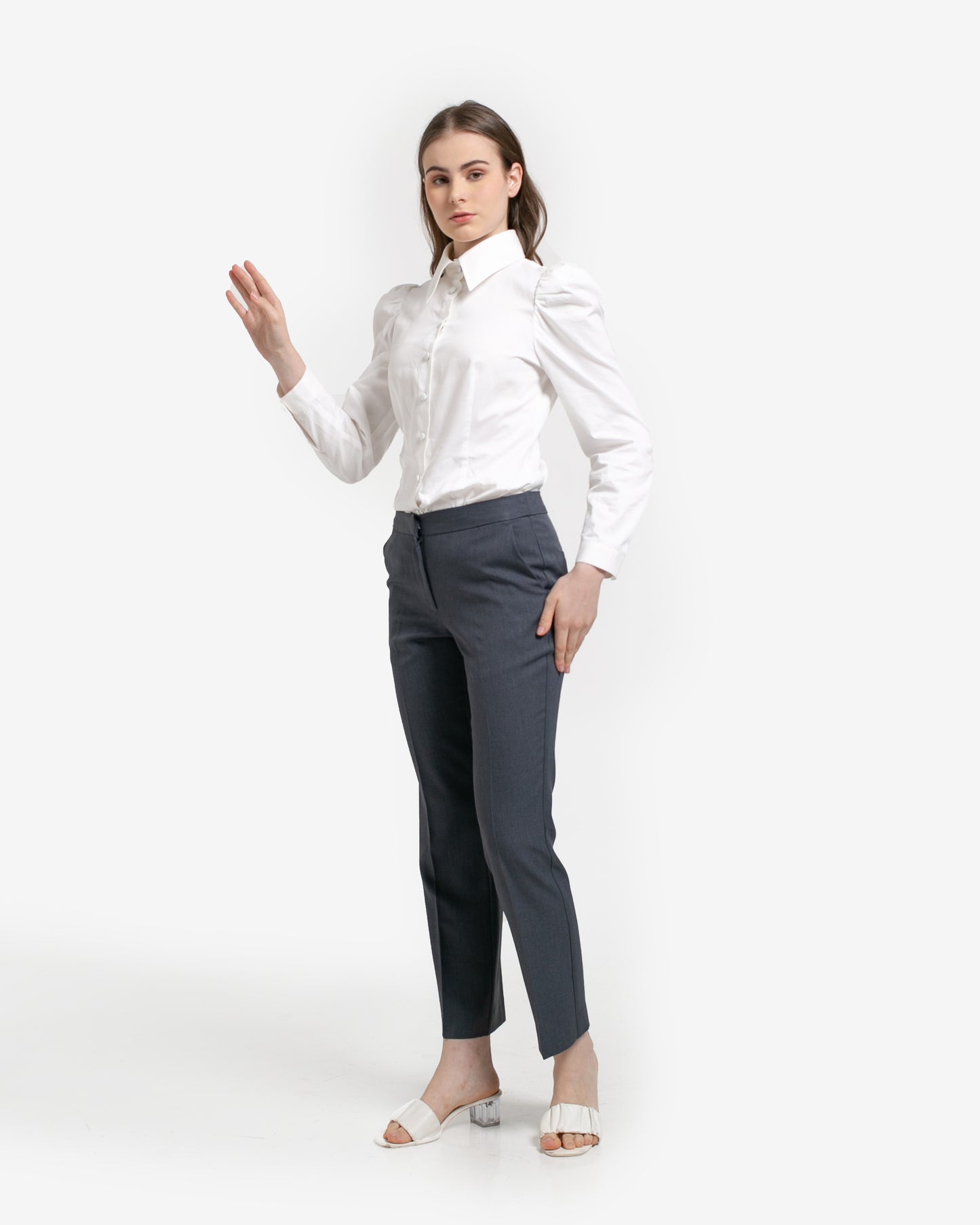 Paige Trouser Dark Grey