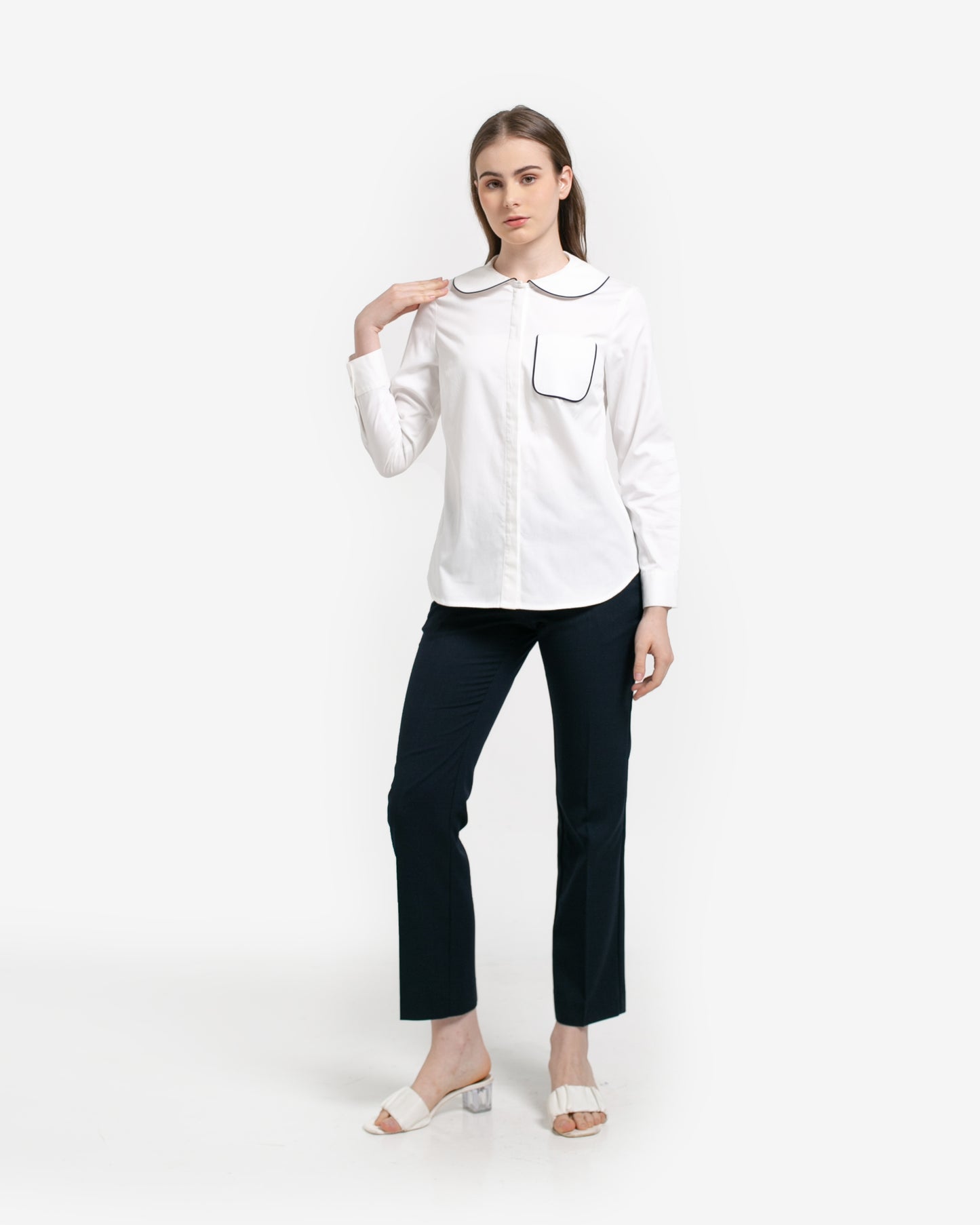 Roselyn Peter Pan Collar Shirt