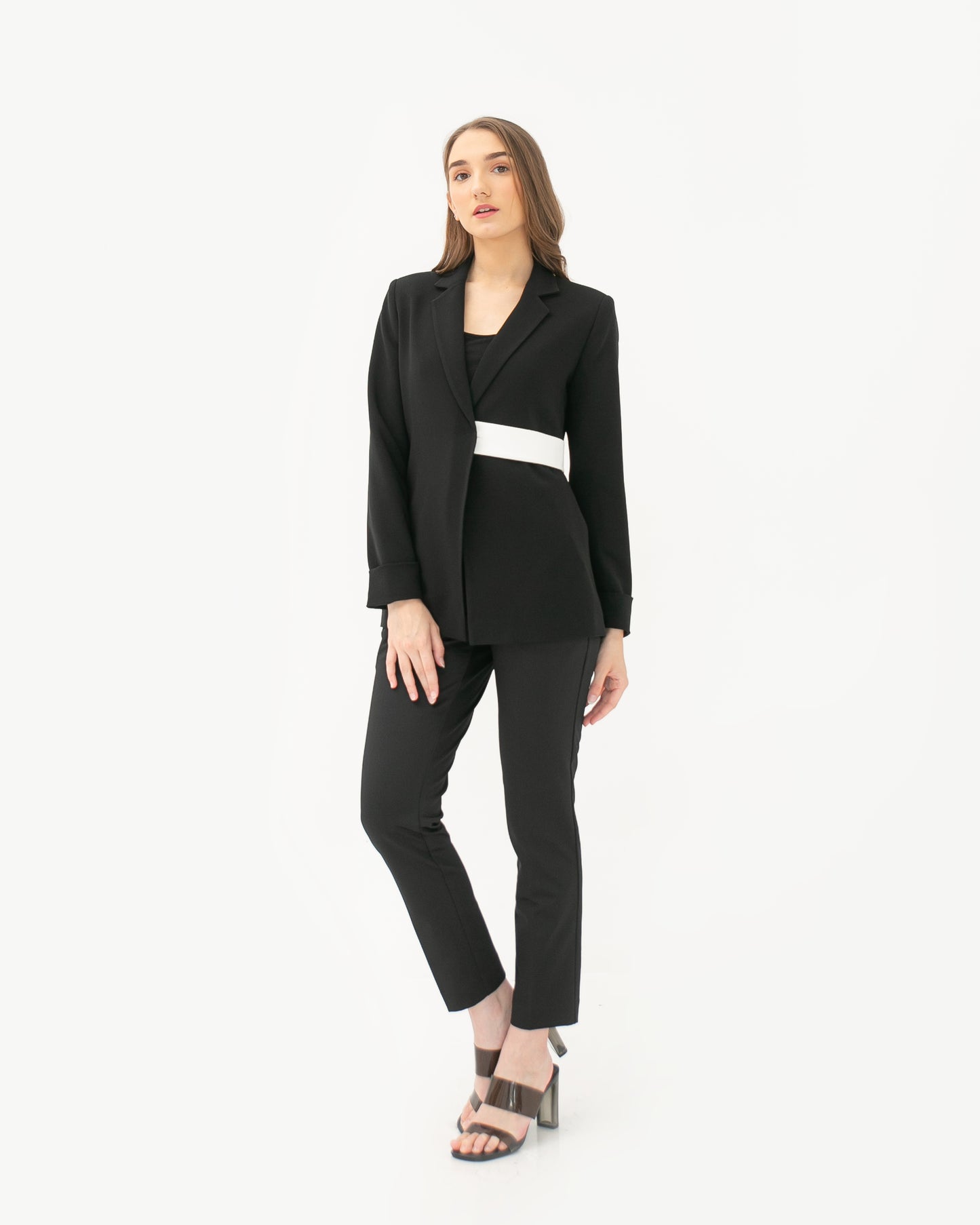 Agatha Belted Wrap Blazer