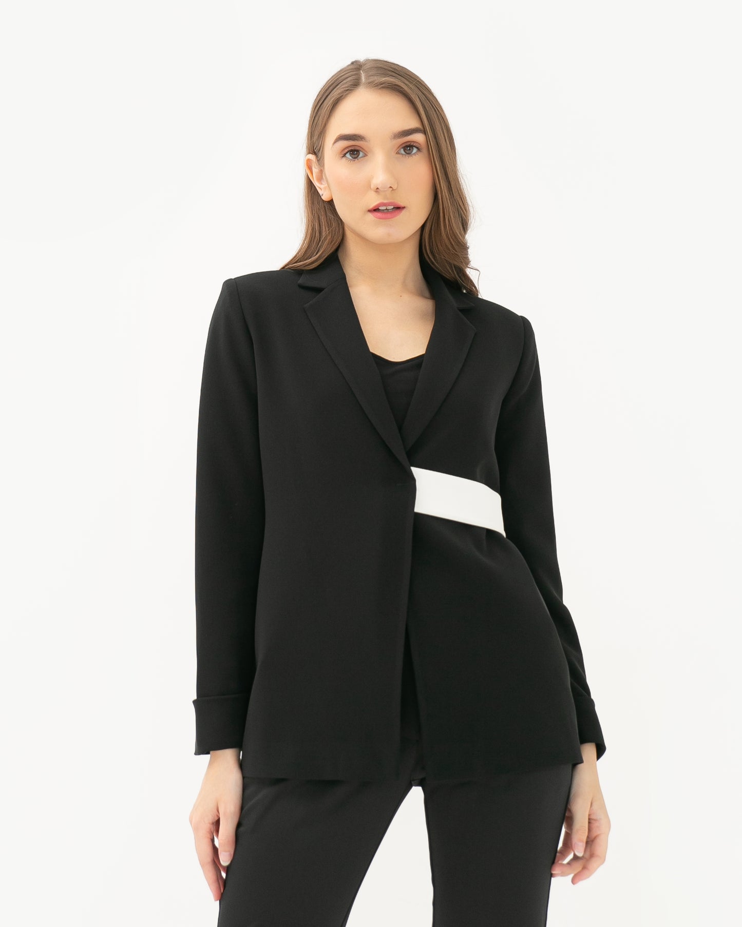 Agatha Belted Wrap Blazer
