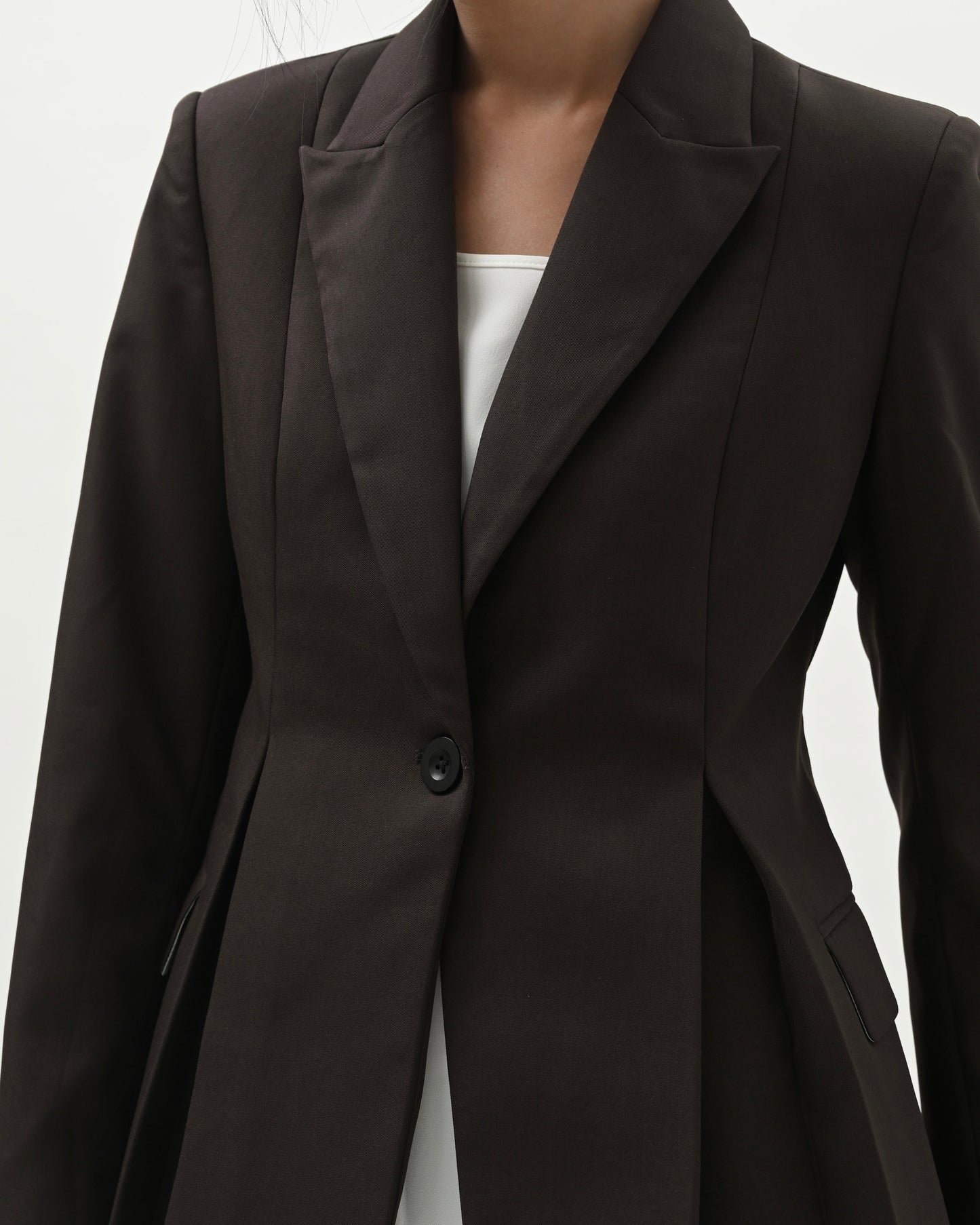 Skylar Pleated Blazer
