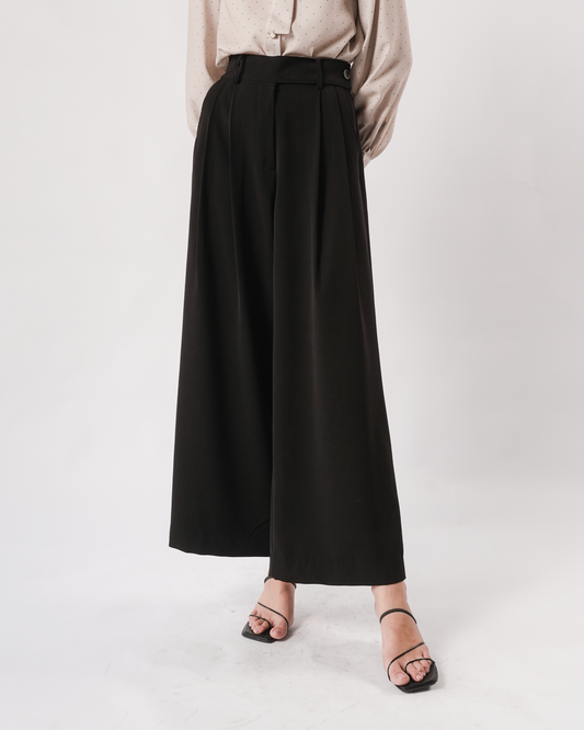 INVIO Yevka Button Wrap Waist Trousers | Celana Wanita - Marielle