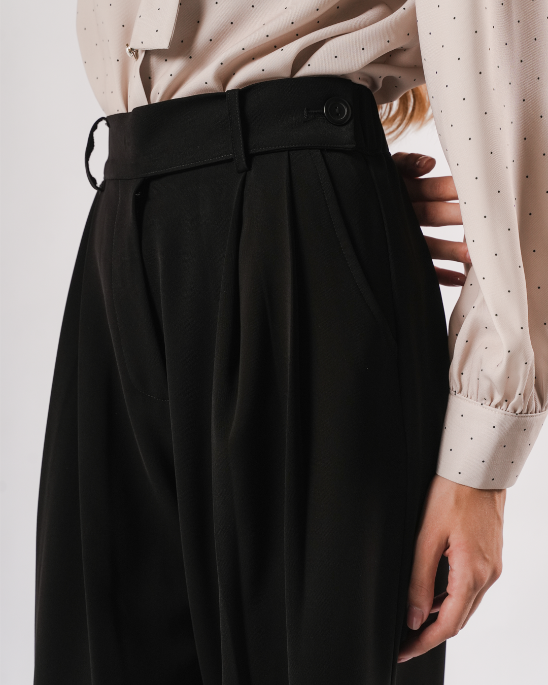 INVIO Yevka Button Wrap Waist Trousers | Celana Wanita - Marielle