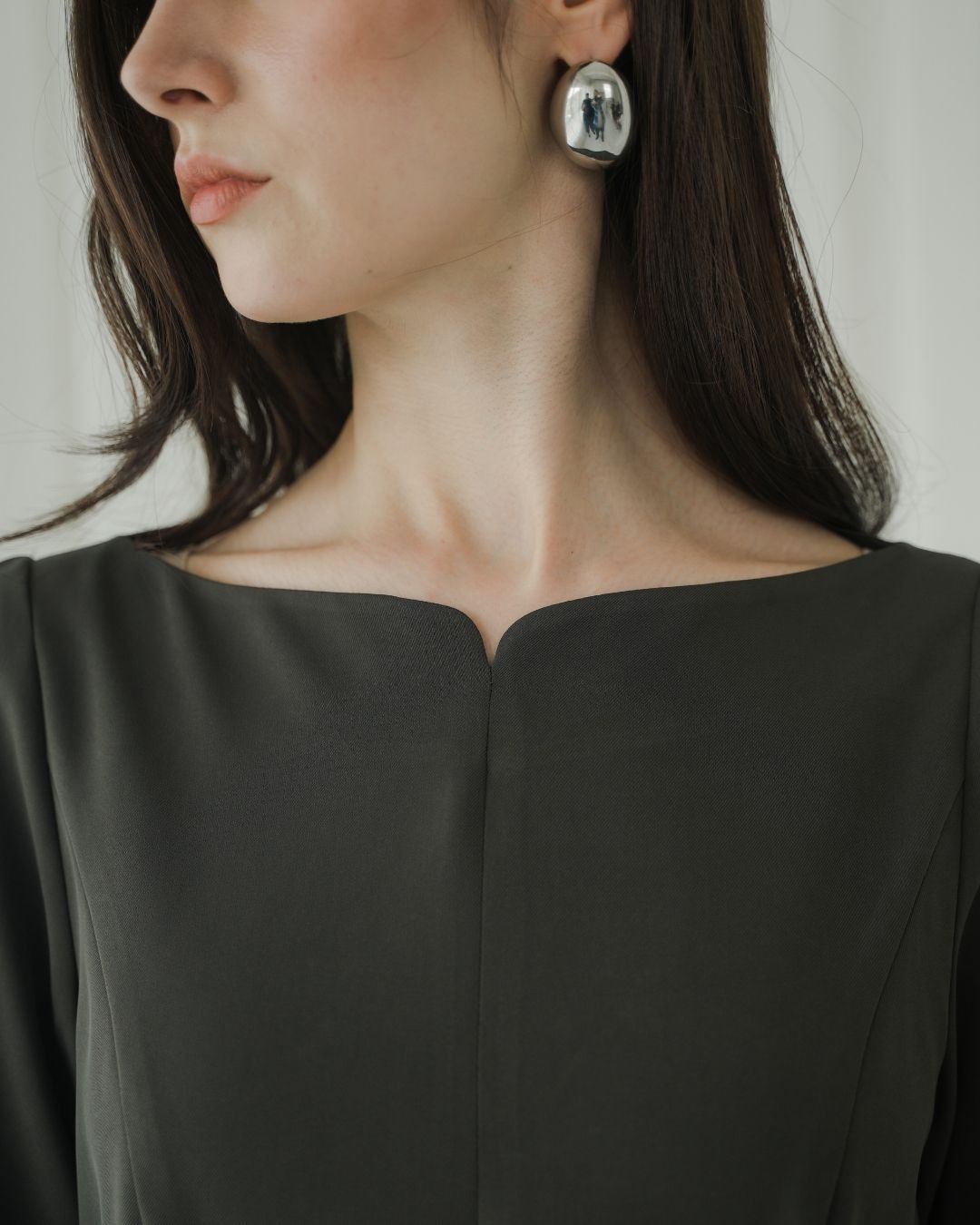 Cassiel Eyelet Belt Dress