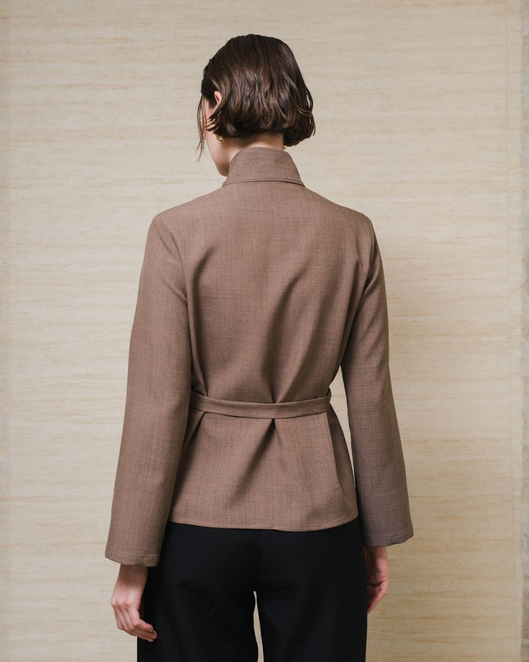 INVIO Analeia Stand Collar Blouse | Atasan Wanita - Leanne Collection