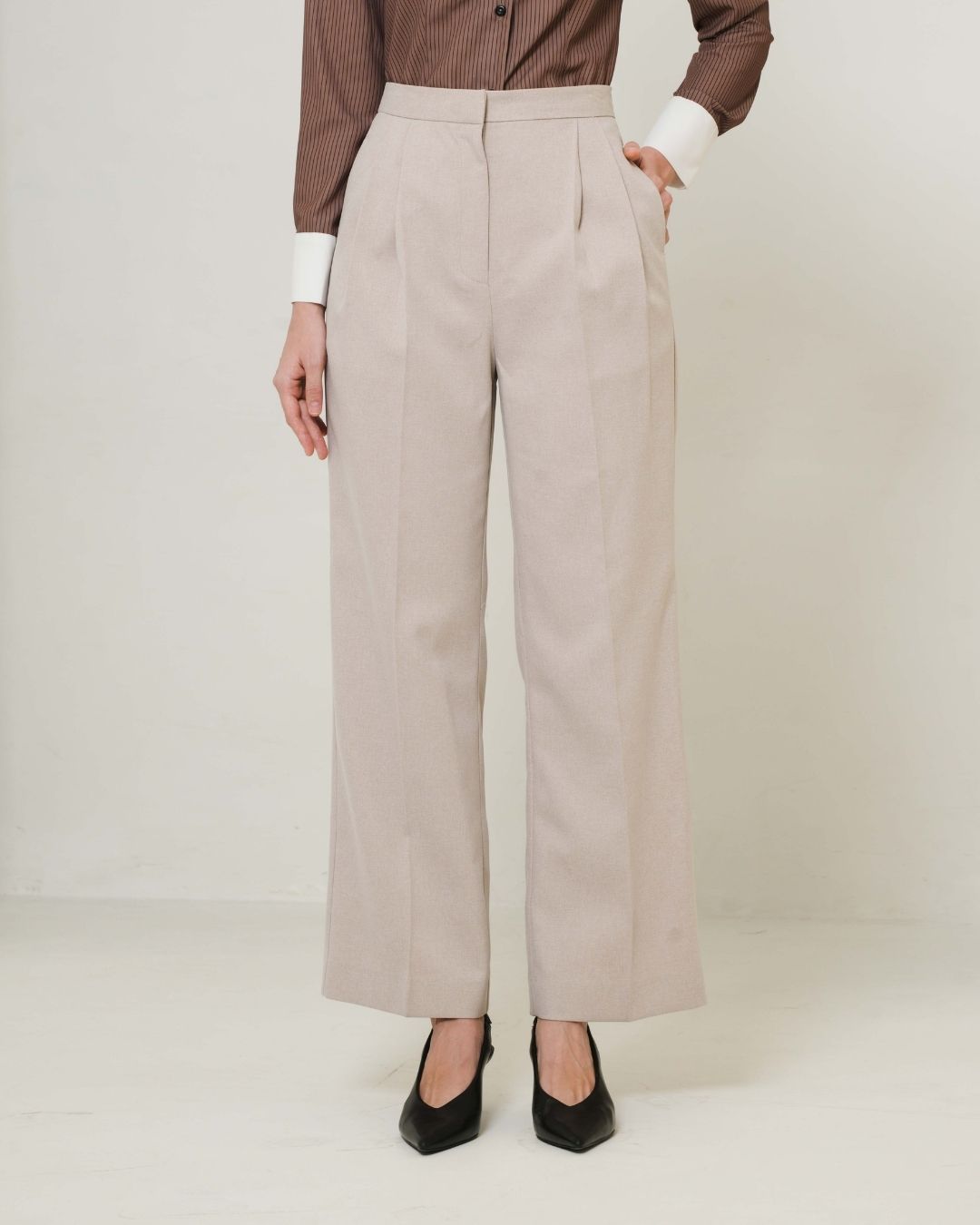 INVIO Aubre Tailored  Trousers | Celana Wanita - Leanne Collection