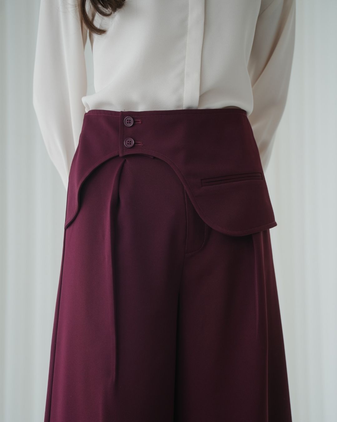 Constella Curve Flap Trousers
