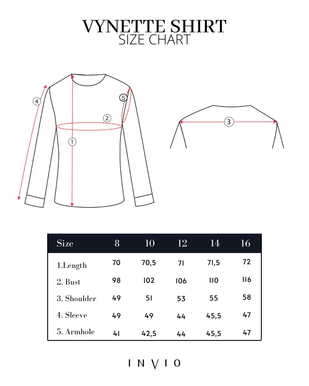INVIO Vynette Seam Shirt | Atasan Kemeja Wanita - Resonance
