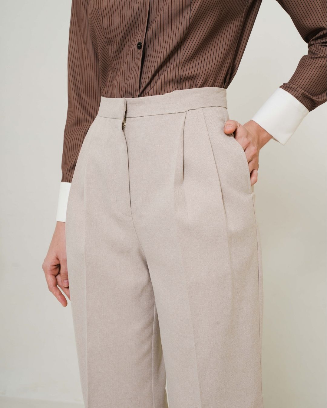 INVIO Aubre Tailored  Trousers | Celana Wanita - Leanne Collection