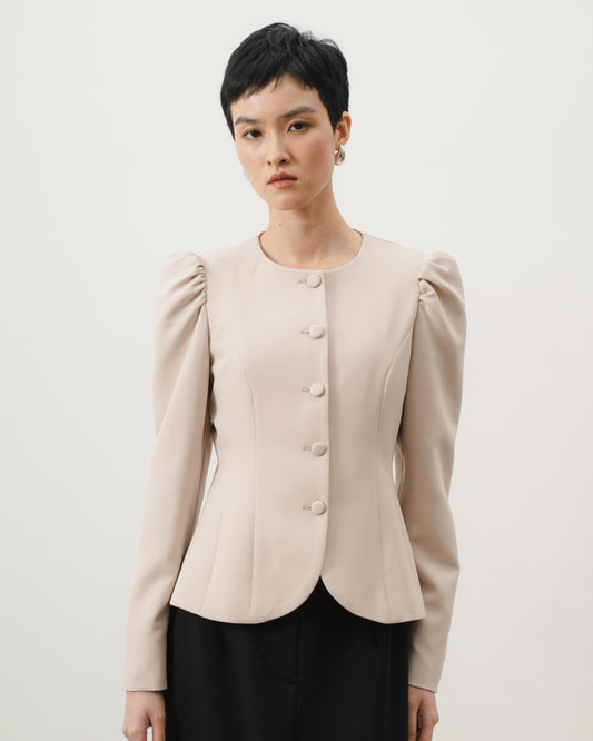 INVIO Yelena Blazer Blush Pink | Jas Wanita - Aurist