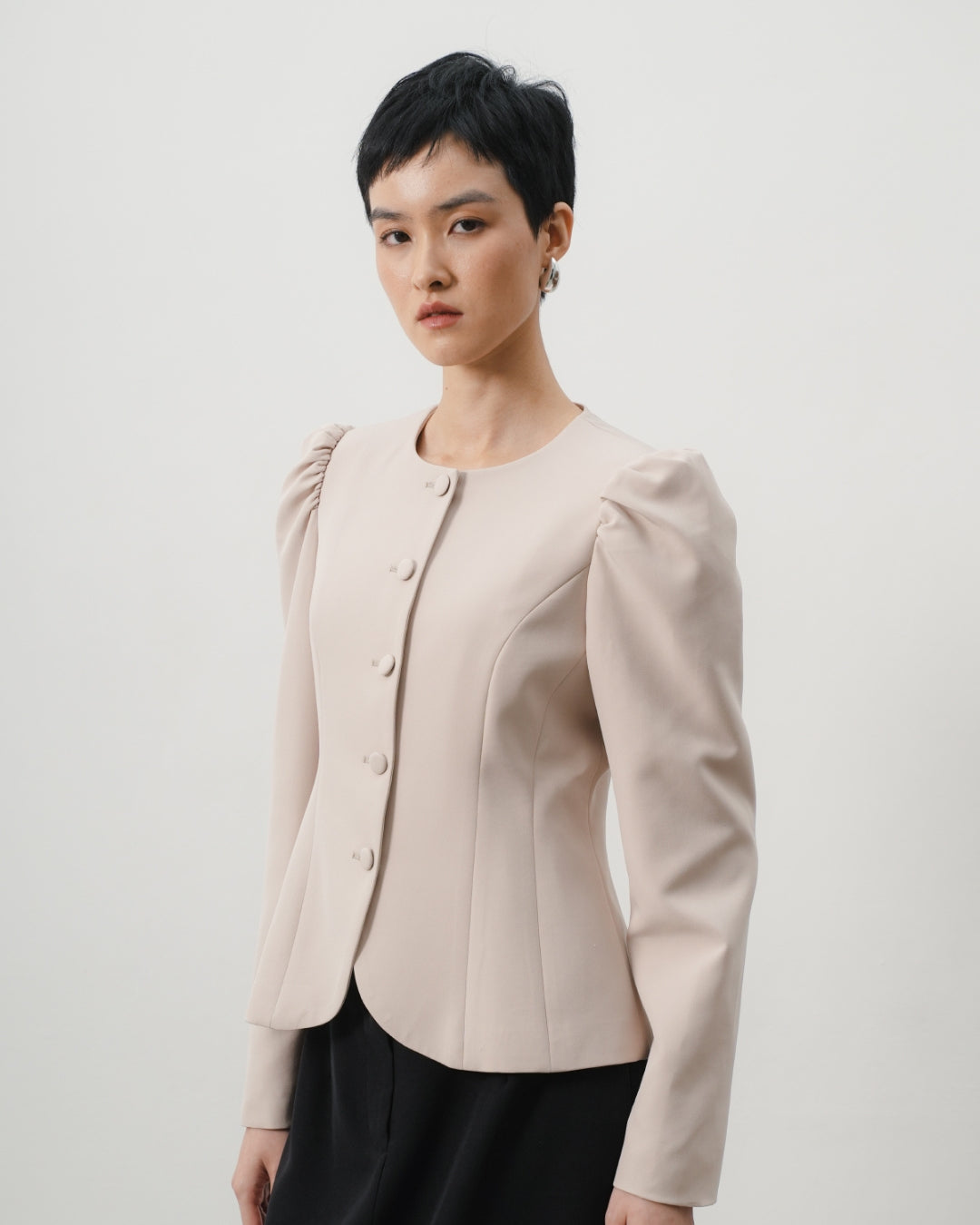 INVIO Yelena Blazer Blush Pink | Jas Wanita - Aurist