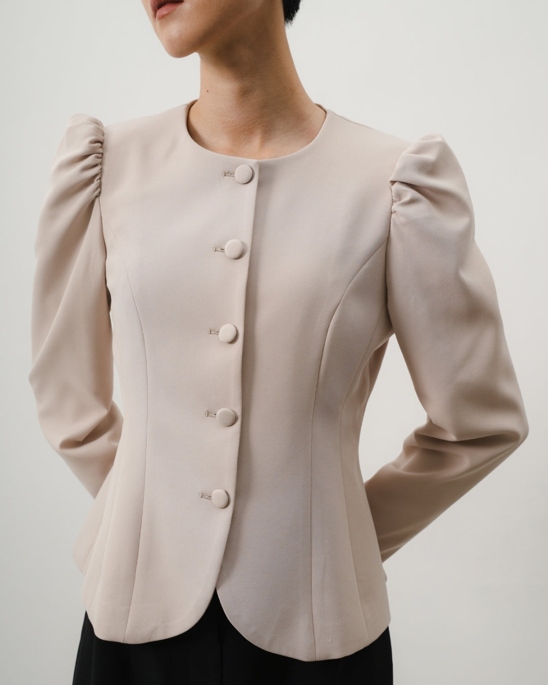 INVIO Yelena Blazer Blush Pink | Jas Wanita - Aurist