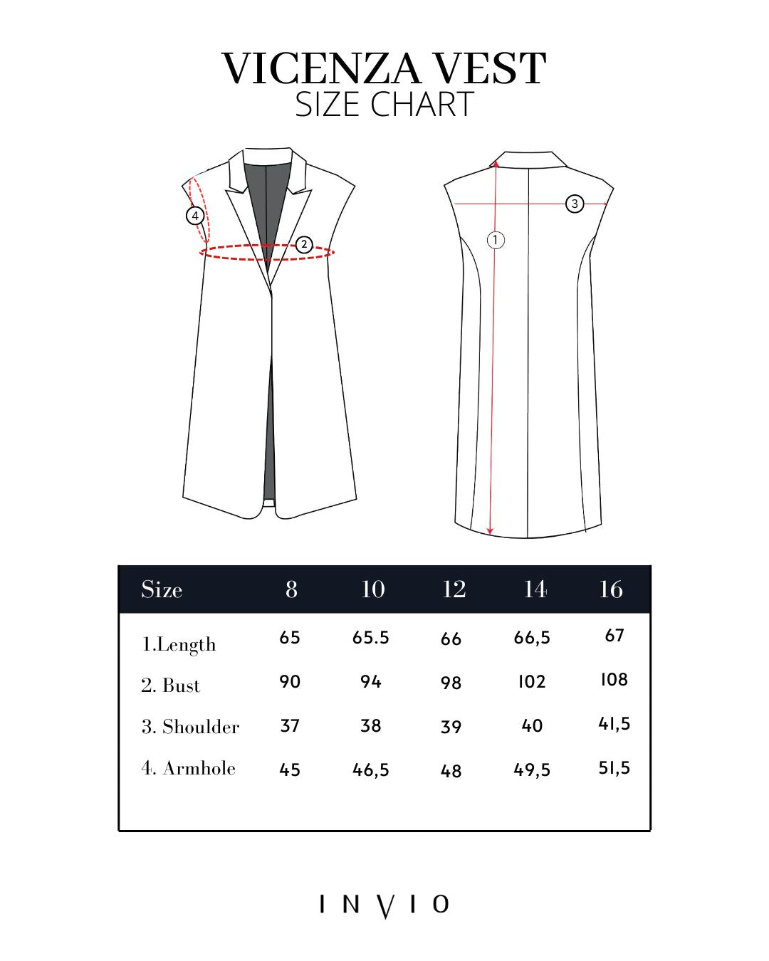INVIO Vicenza Backless Layered Collar Vest | Atasan Wanita - Resonance