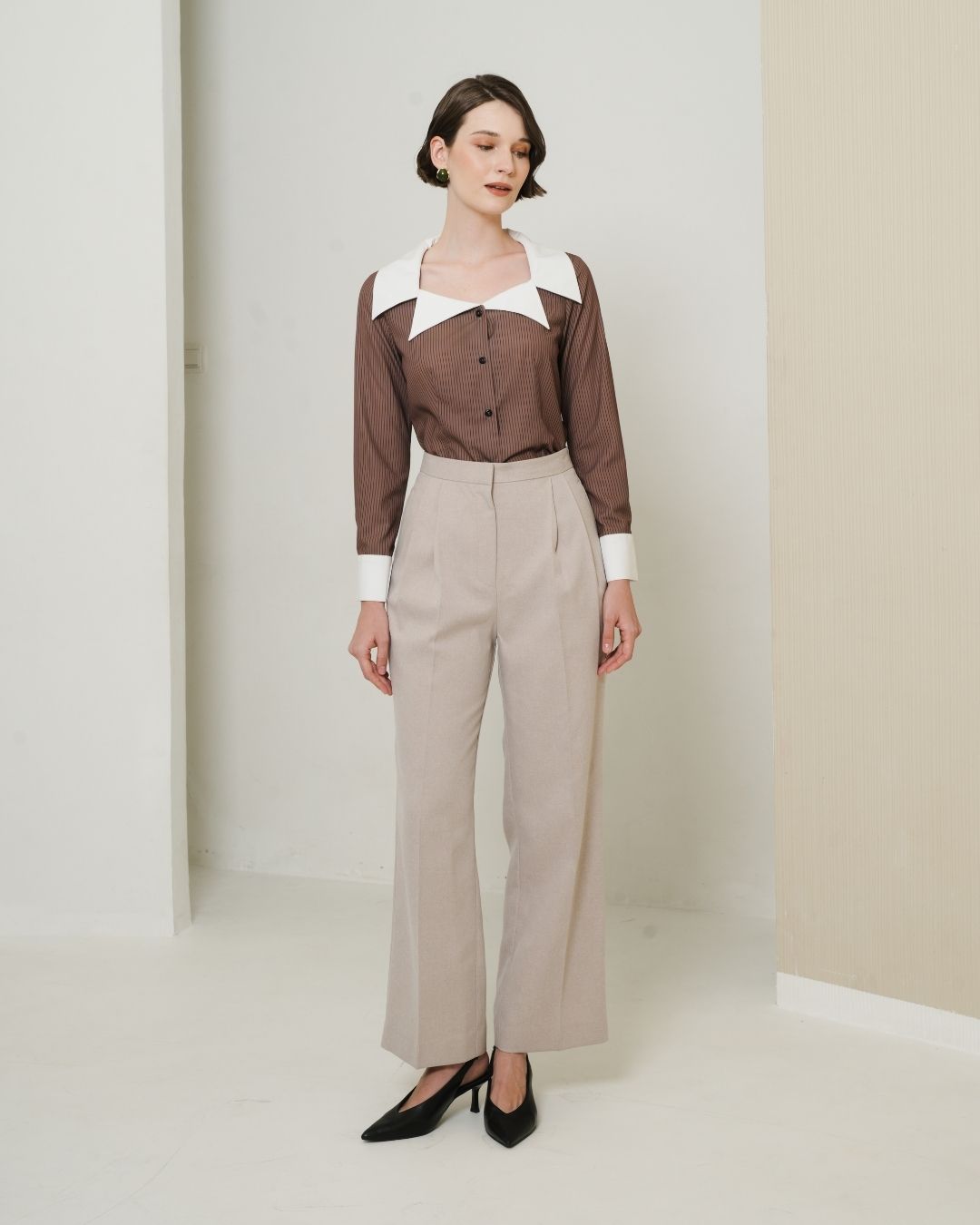 INVIO Aubre Tailored  Trousers | Celana Wanita - Leanne Collection