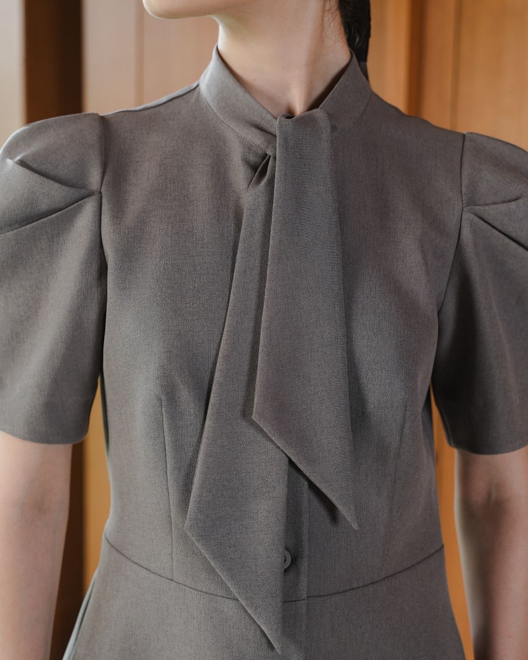 INVIO Bellora Neck Tie Blouse | Atasan Wanita - Amber Collection