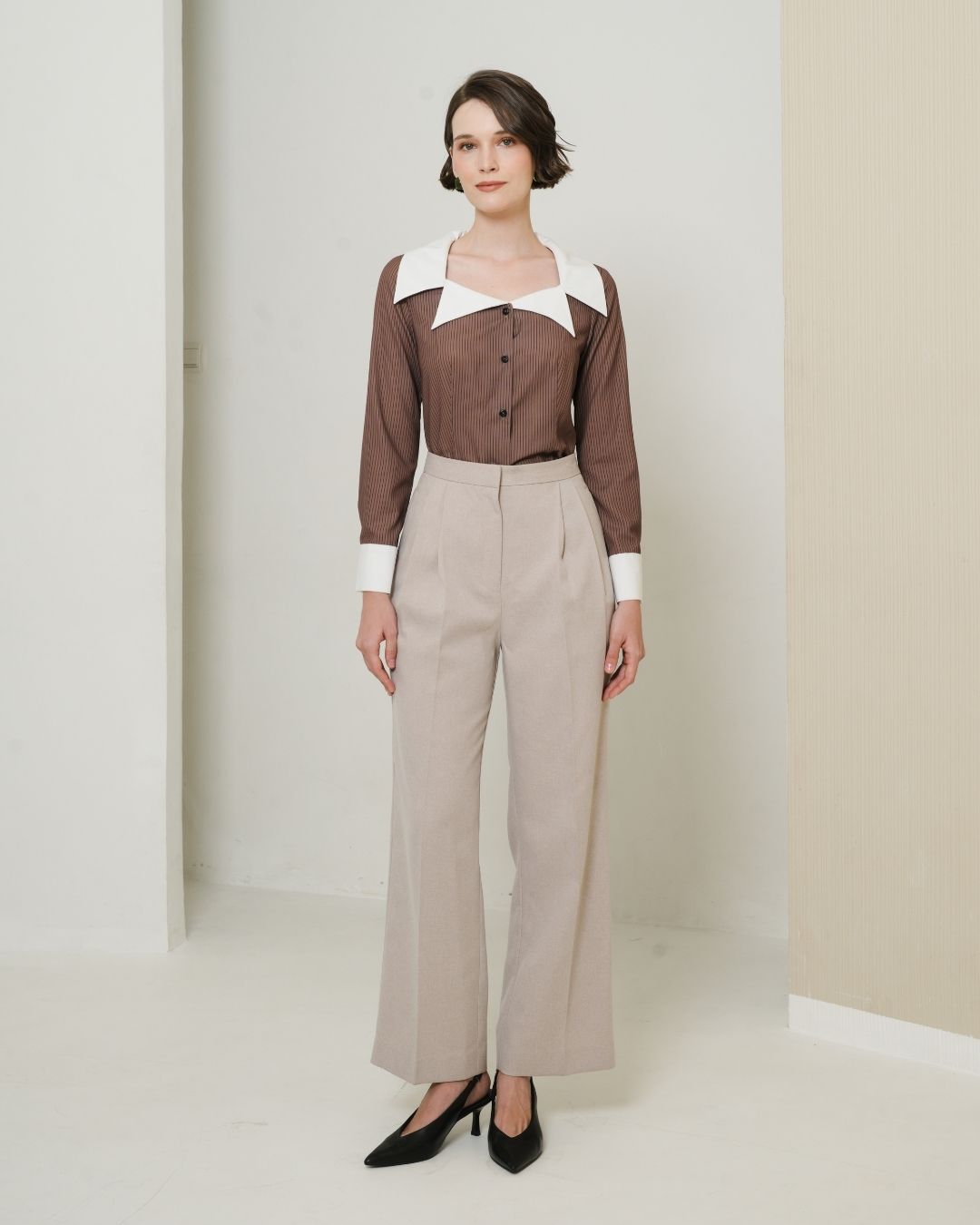 INVIO Aubre Tailored  Trousers | Celana Wanita - Leanne Collection