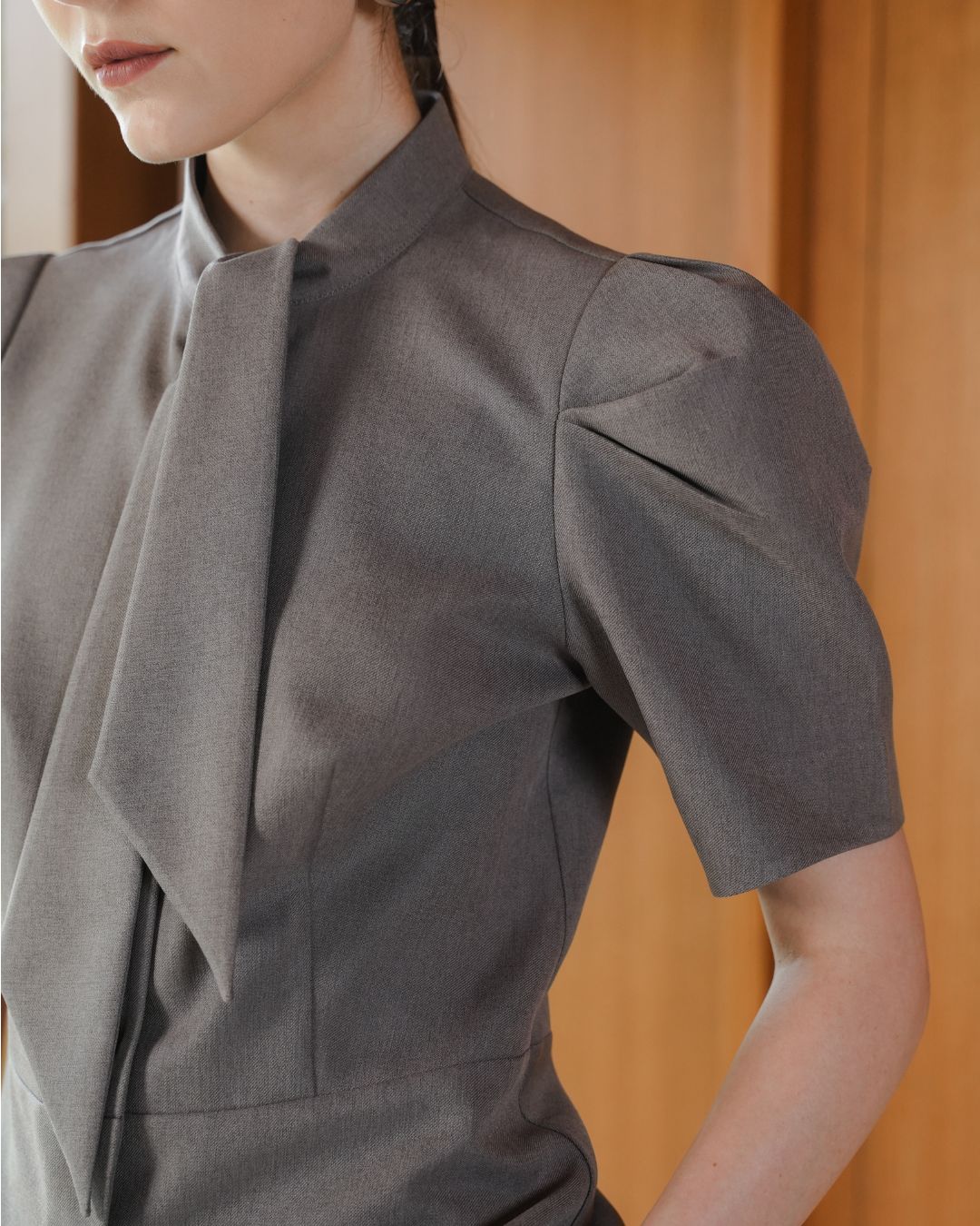 INVIO Bellora Neck Tie Blouse | Atasan Wanita - Amber Collection