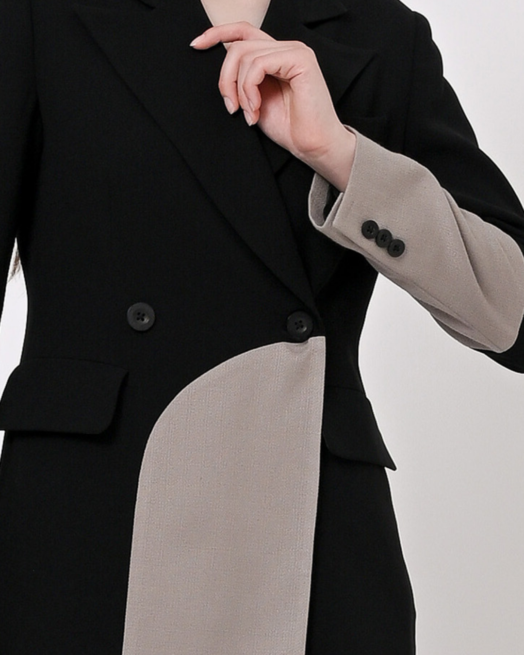 Harley Curved-Cut Blazer | Jas Wanita - Everlasting