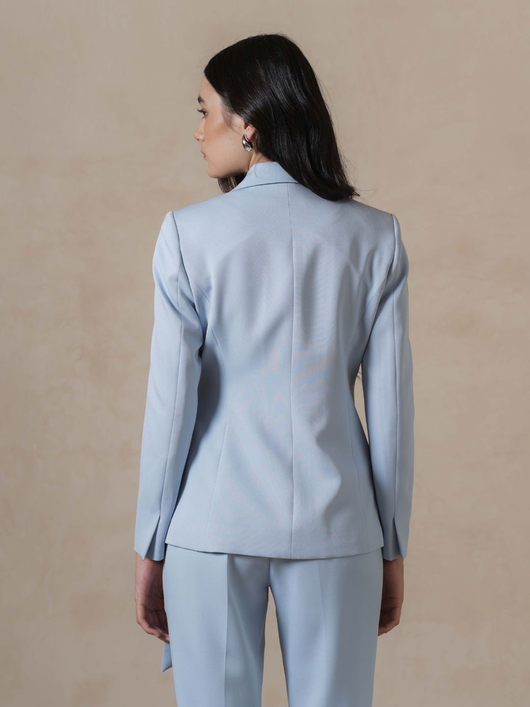 INVIO Darlene Ruched Tie Blazer | Jas Wanita - Marea Collection