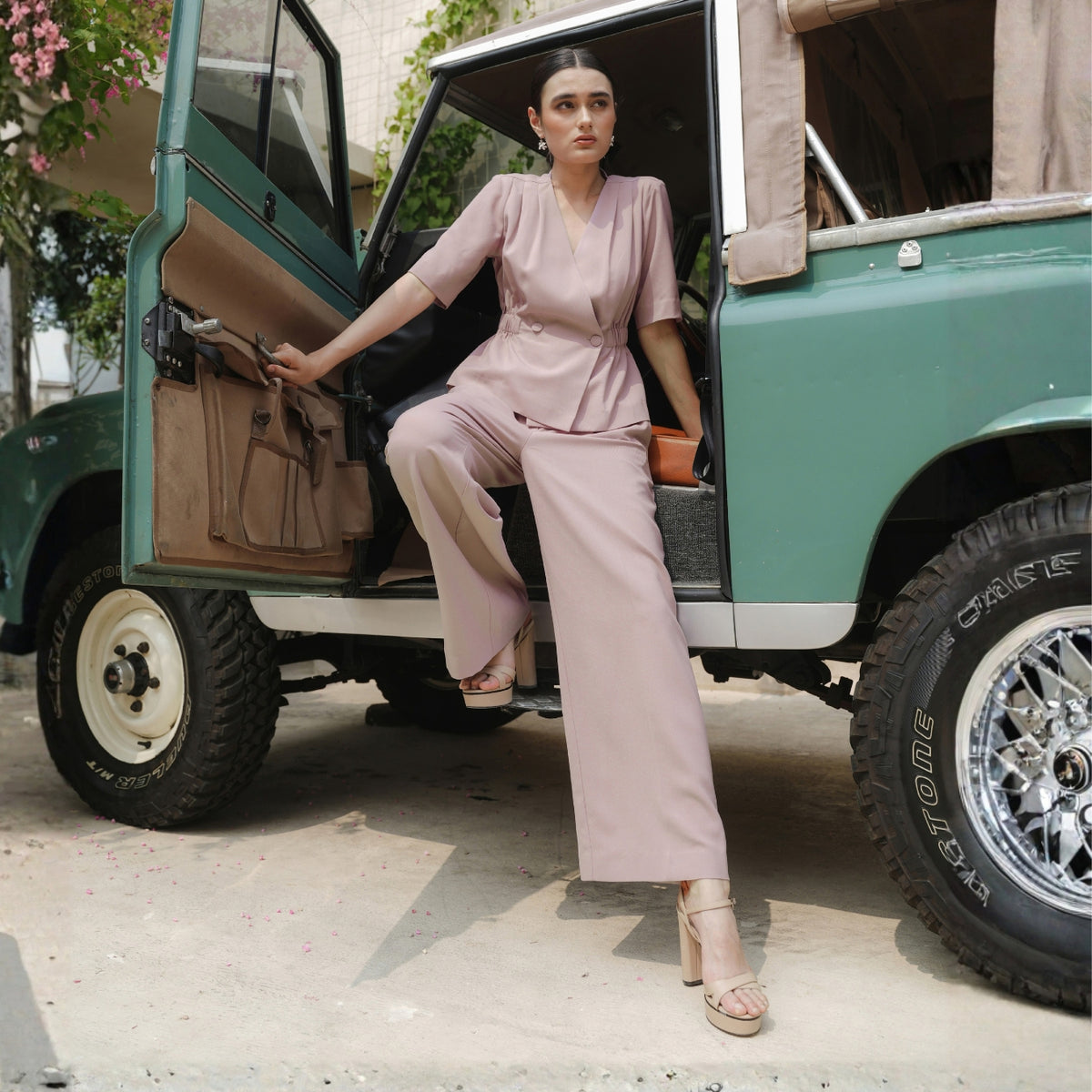 INVIO Despina Overlap Fold Trousers | Celana Wanita - Marea Collection