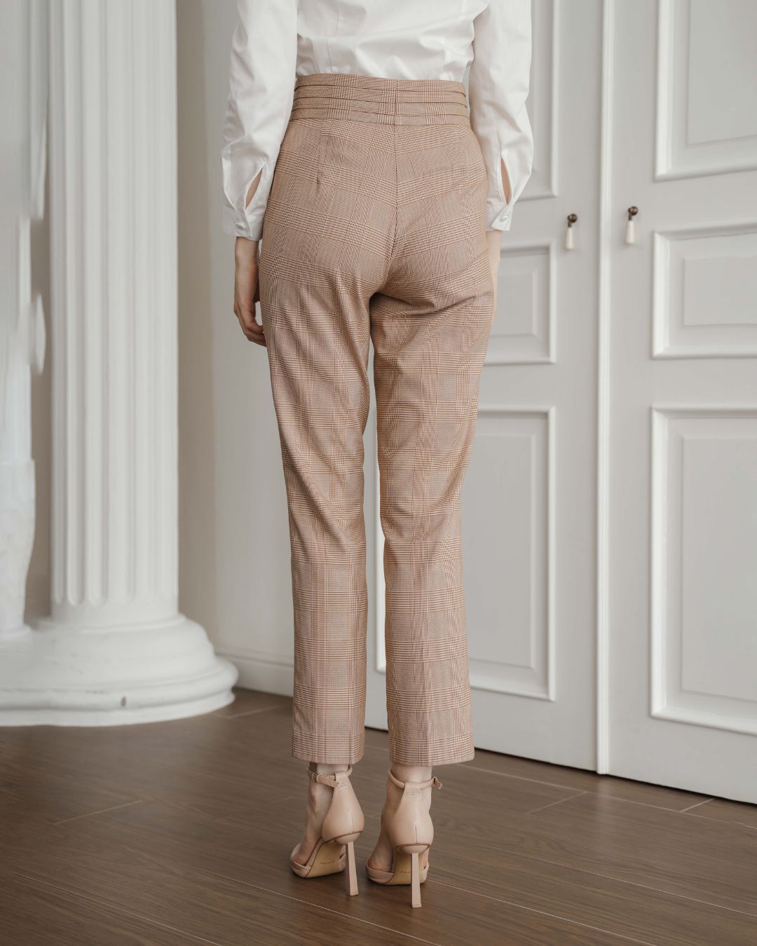 Cliona Tweed Tripple Button Trousers