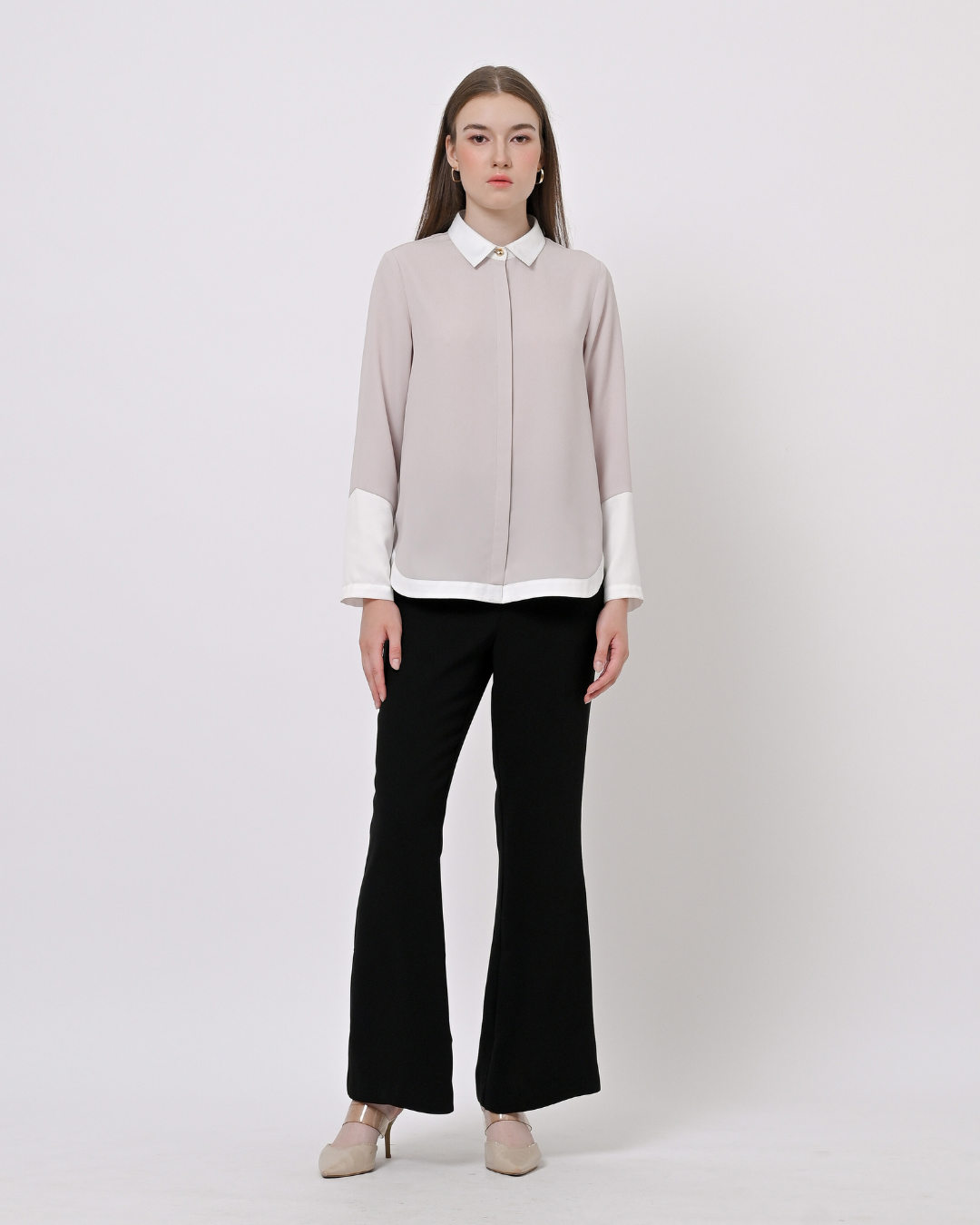 Hayden Two Color Blouse | Atasan Wanita - Everlasting