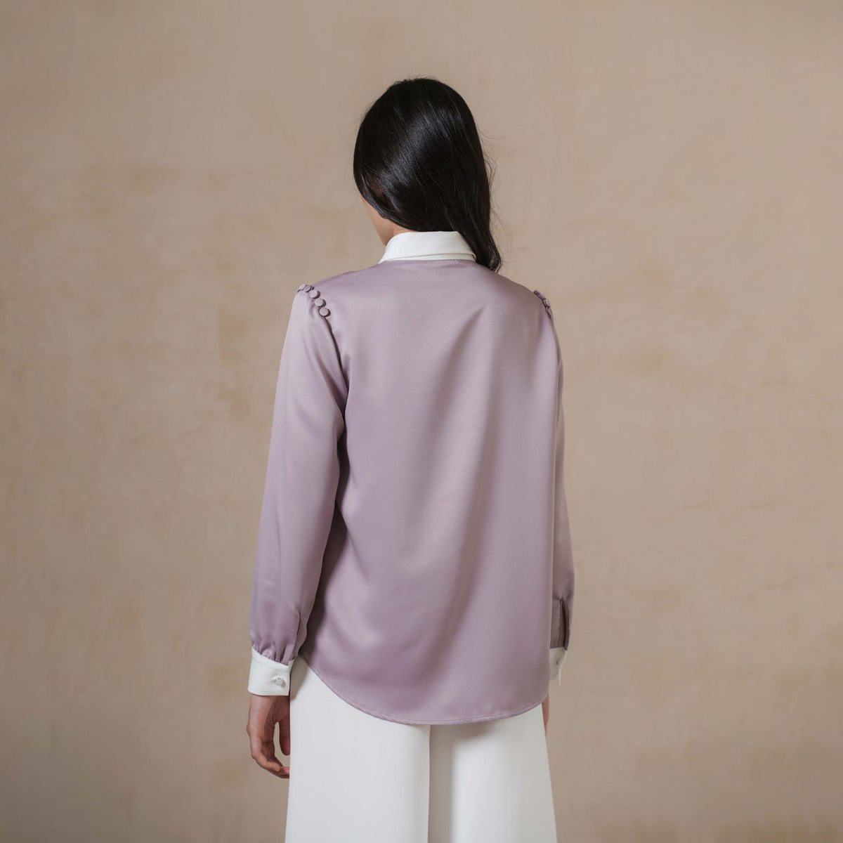 INVIO Dareen Shoulder Button Shirt | Kemeja Wanita - Marea Collection