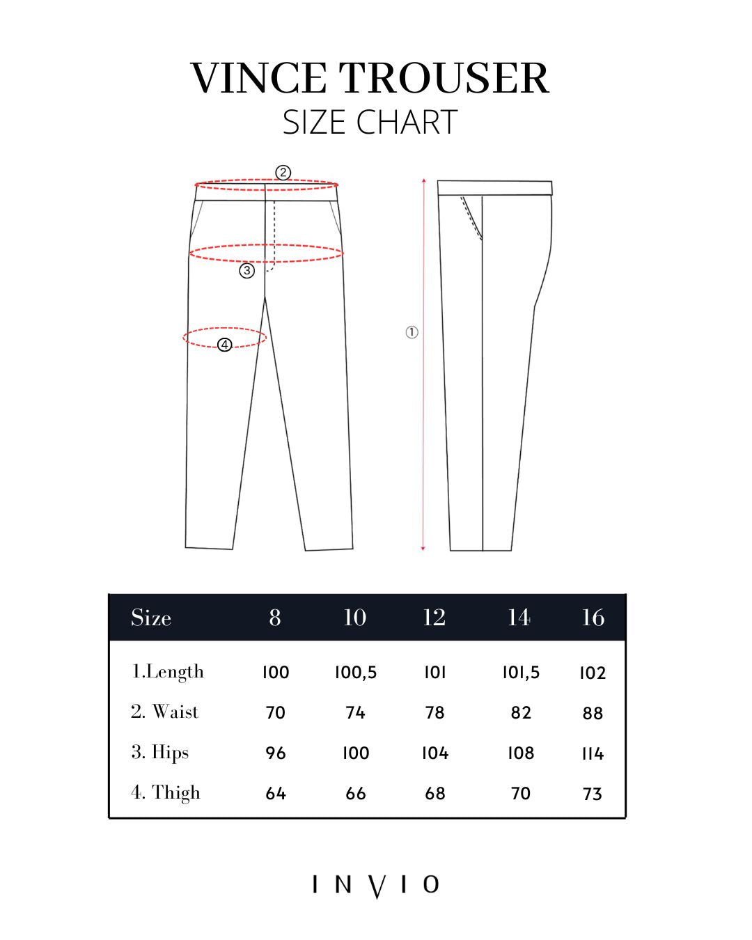 INVIO Vince Stretch-Tailored Loose Trousers | Celana Wanita
