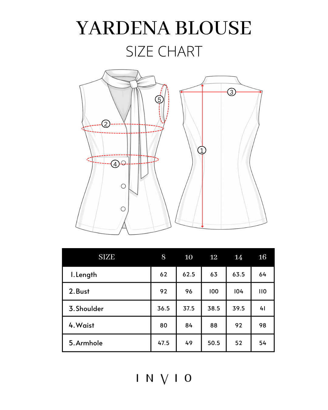 INVIO Yardena Tie-Neck Lace Blouse | Atasan Wanita - Marielle