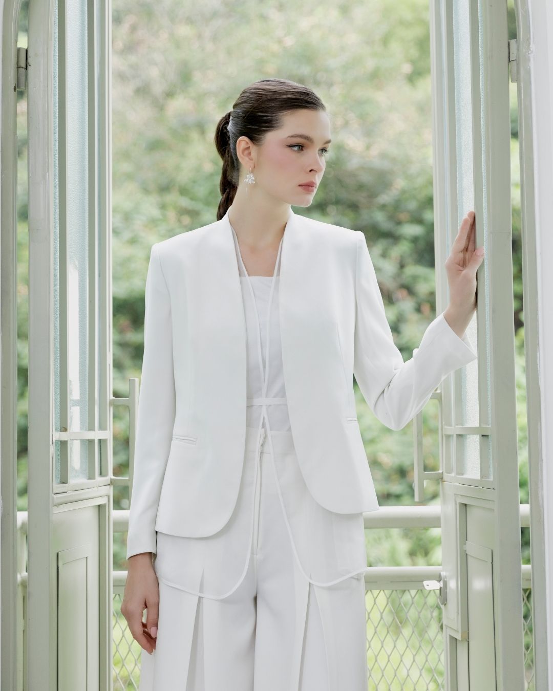 INVIO Tracey Chiffon Layer Blazer | Jas Wanita - Luminescence