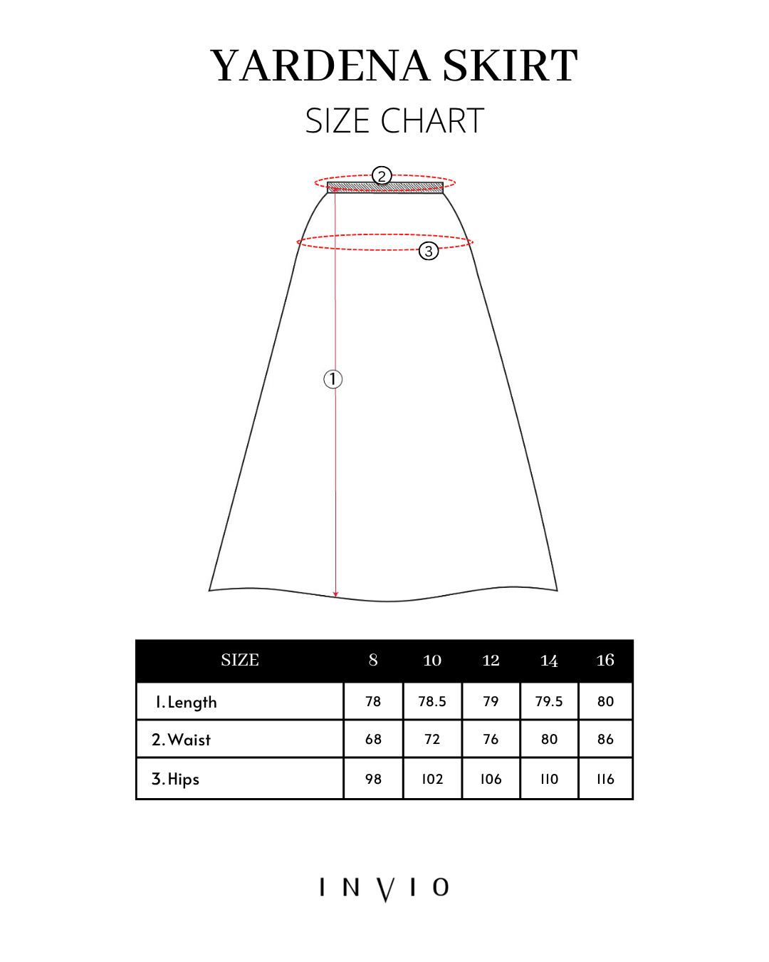 INVIO Yardena Pleated Front Midi Skirt | Rok Wanita - Marielle