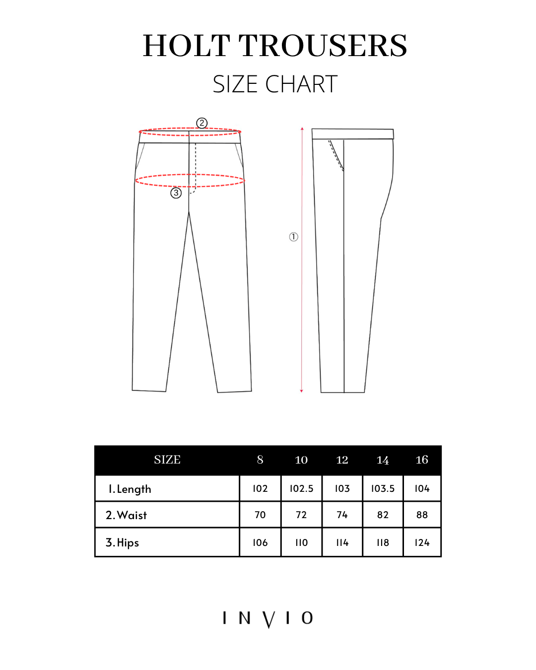INVIO Holt Oval Ring Buckle Trousers | Celana Wanita - Runway