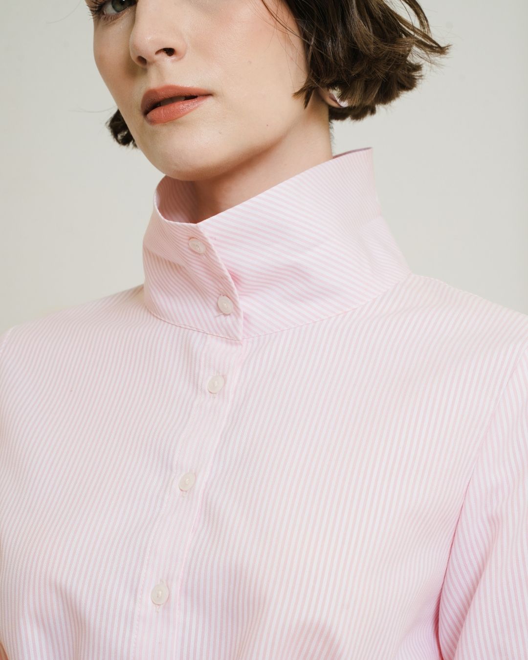 INVIO Adley Convertible Collar Shirt | Kemeja Wanita -  Leanne Collection