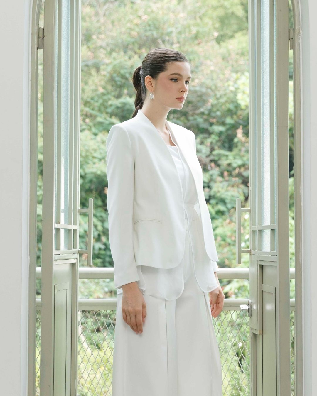 INVIO Tracey Chiffon Layer Blazer | Jas Wanita - Luminescence