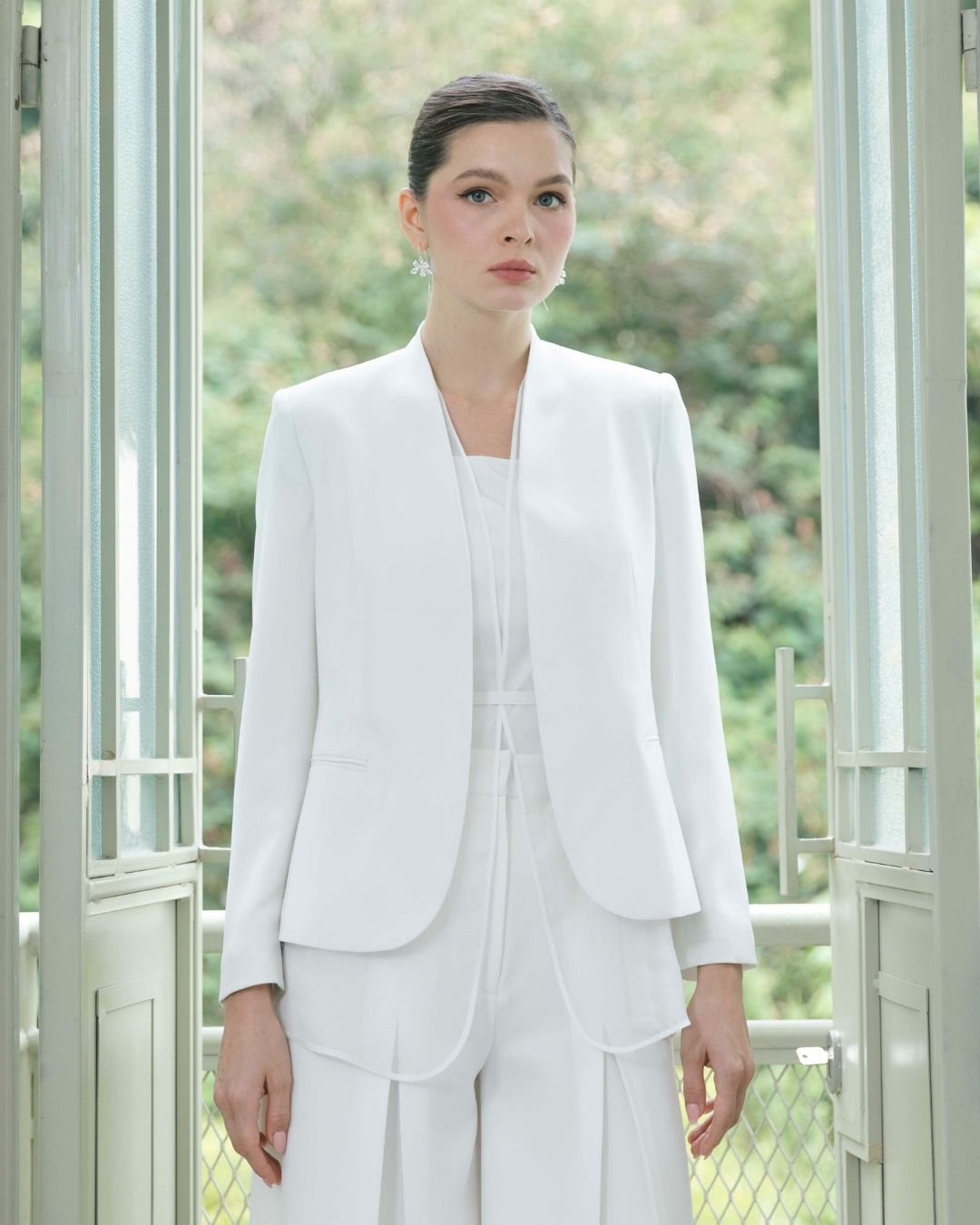 INVIO Tracey Chiffon Layer Blazer | Jas Wanita - Luminescence