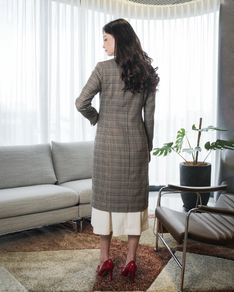 INVIO Miranda Layered Effect Long Blazer | Jas Wanita - Runway