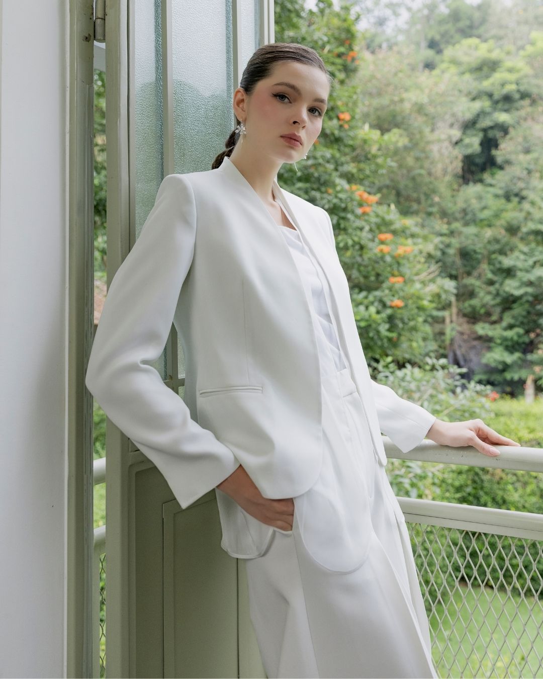INVIO Tracey Chiffon Layer Blazer | Jas Wanita - Luminescence