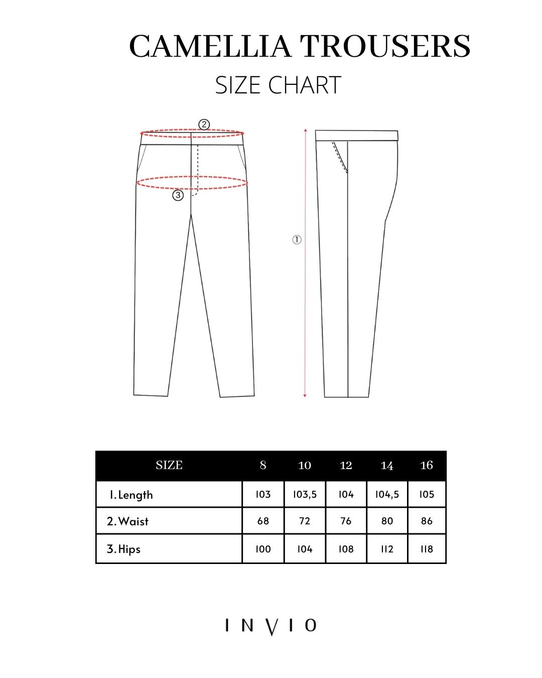 Camellia Pinstripe Two Button Trousers