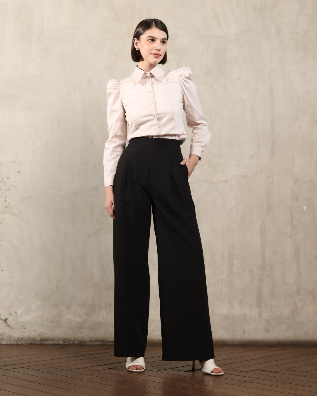 Jessie High Waisted Trouser | Celana Wanita - Classy Missy