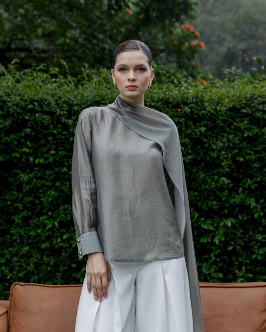 INVIO Trisha Shawl Blouse | Atasan Wanita - Luminescence
